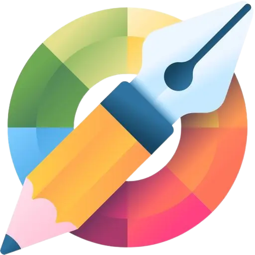 Graphic Design Course icon - Learn Photoshop, Illustrator, Canva, and Phone Design